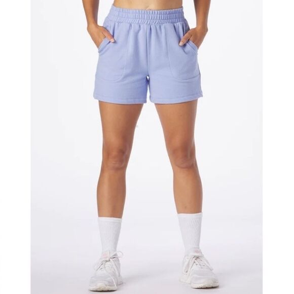 NEW Glyder Oversized Cotton Blend Shorts Lilac 2X - Picture 13 of 13